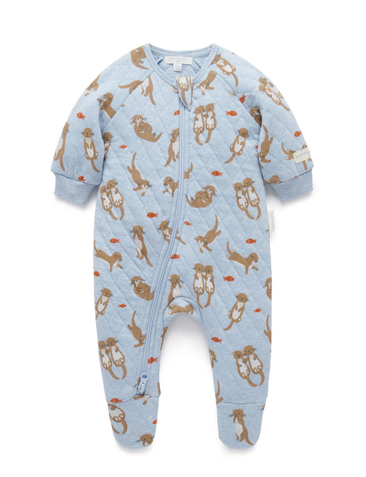 Otter Quilted Growsuit