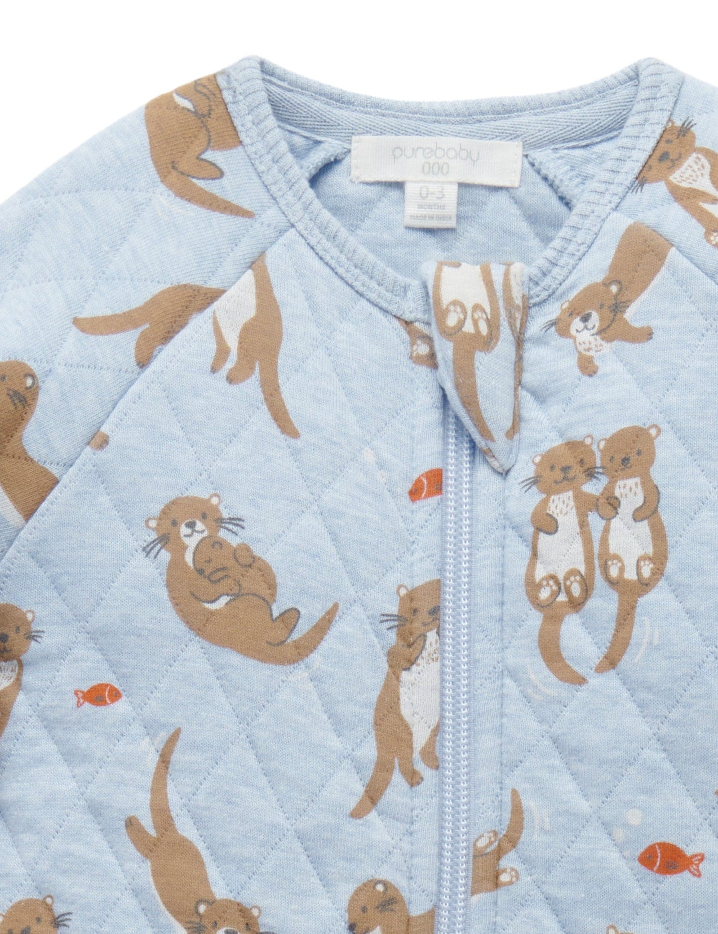 Otter Quilted Growsuit