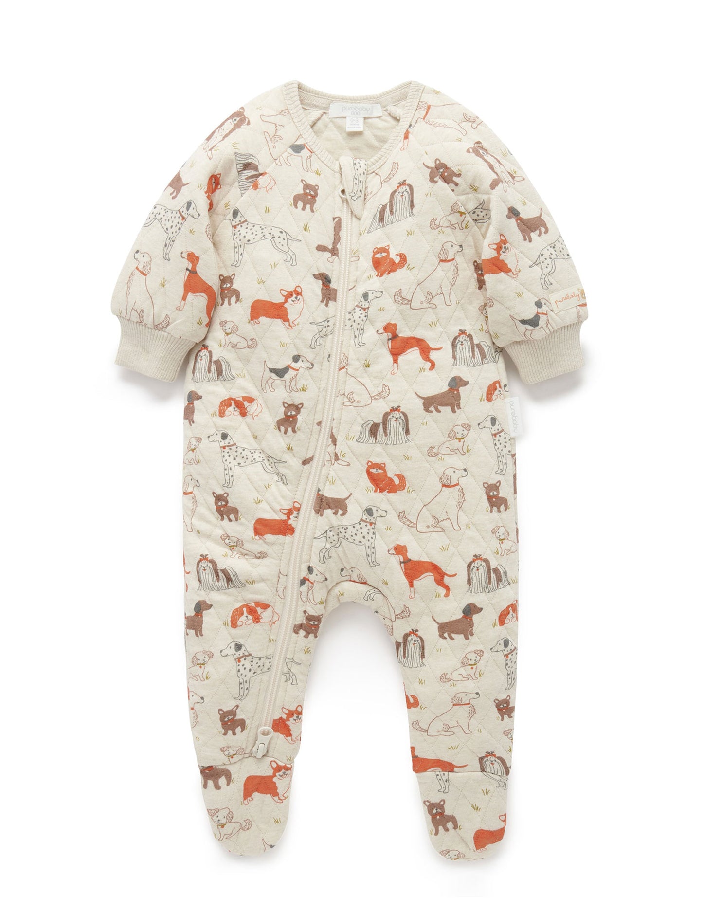 Doggy Quilted Growsuit