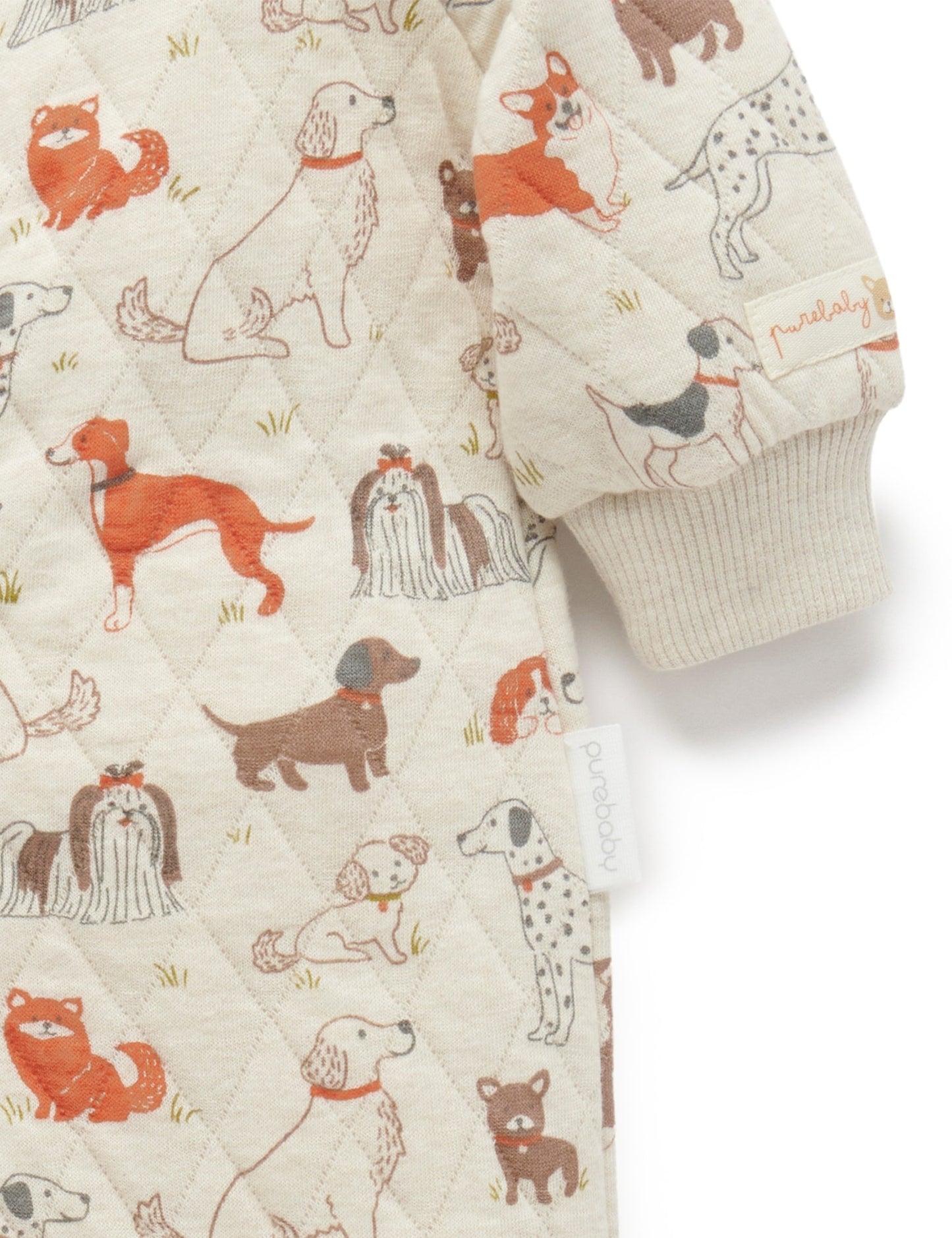 Doggy Quilted Growsuit