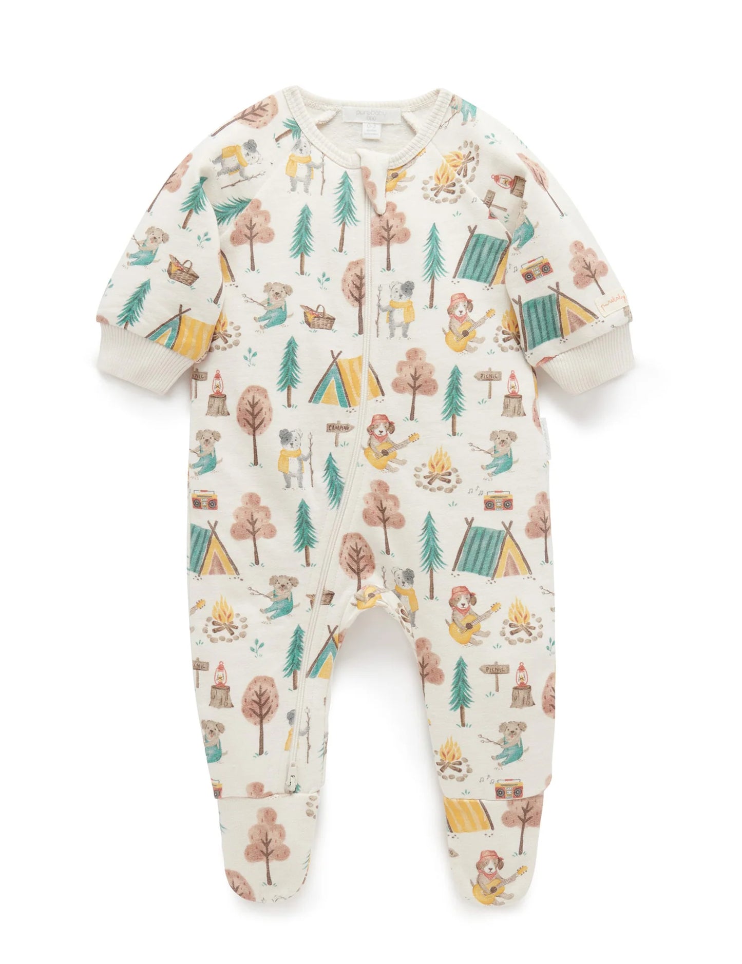 Camping Fleece Zip Growsuit