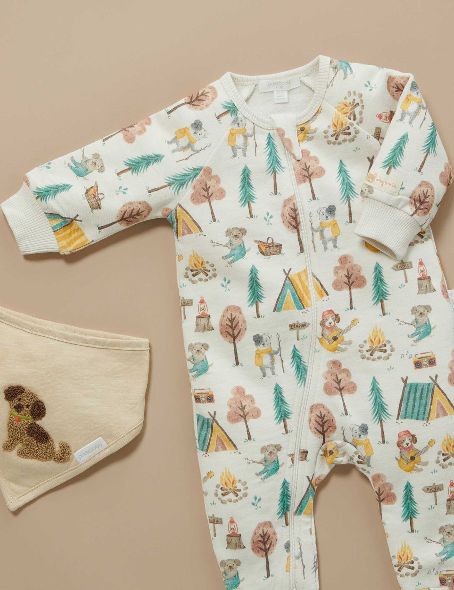 Camping Fleece Zip Growsuit