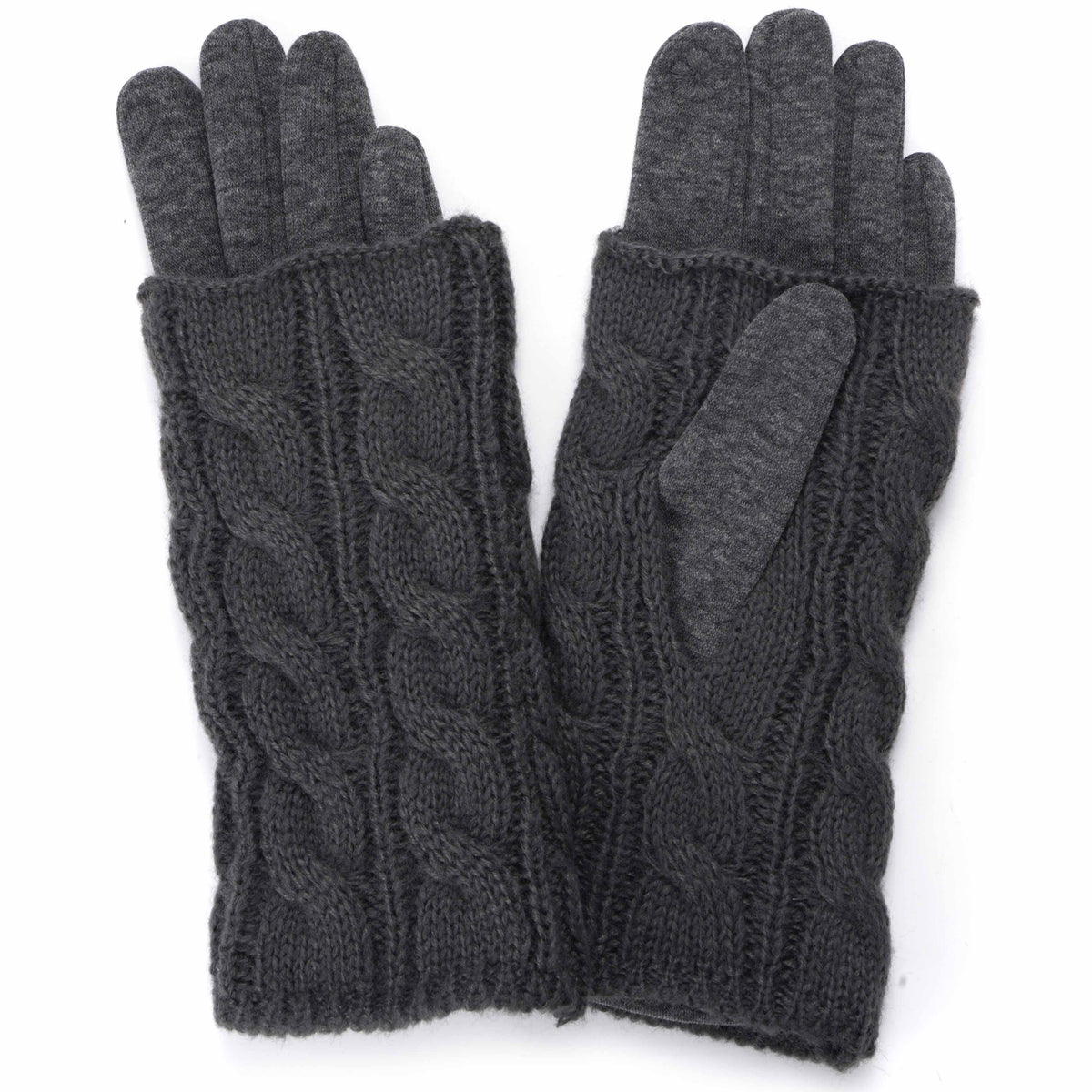 2-in-1 Gloves with Fingerless Gloves