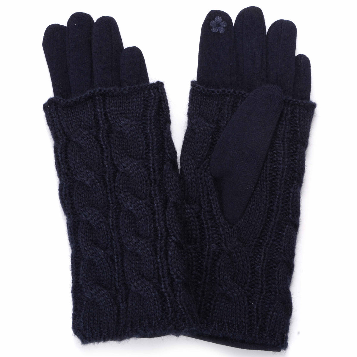 2-in-1 Gloves with Fingerless Gloves