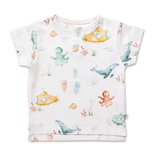 Little Subs Organic Short Sleeve Top