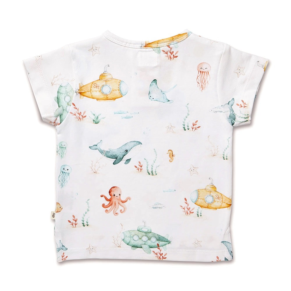 Little Subs Organic Short Sleeve Top