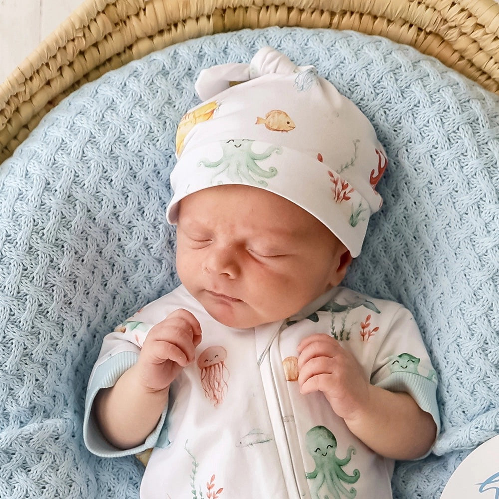 Little Subs Organic Knotted Beanie