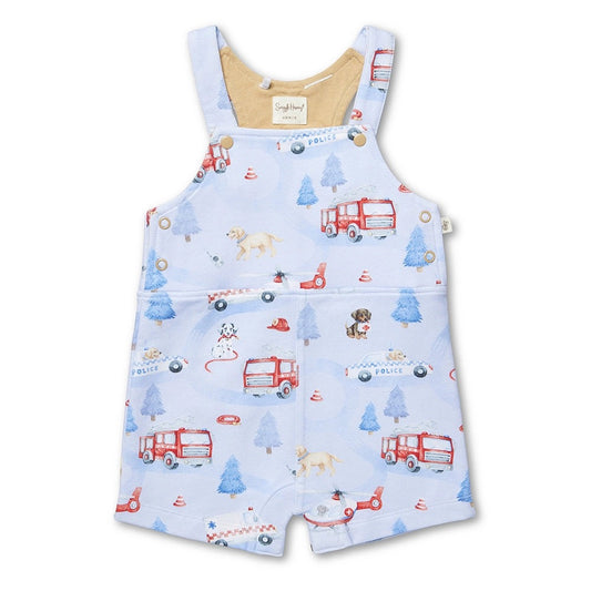 To The Rescue Organic Snuggle Overall Shorts