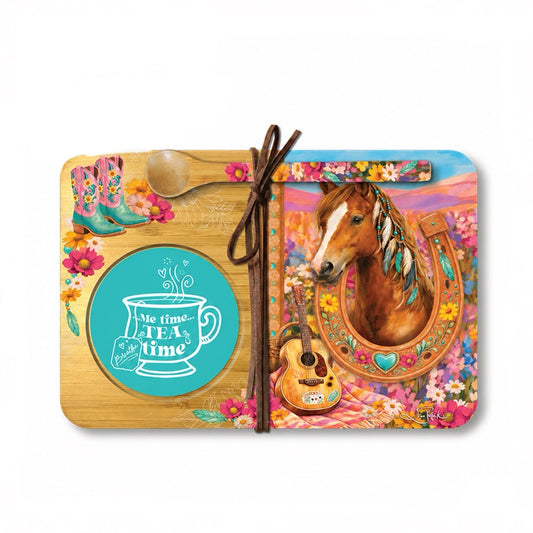 Bamboo Tea Time Tray - Lucky Country