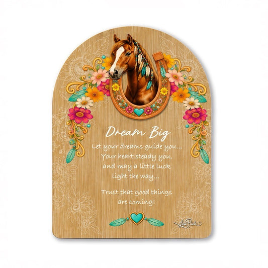 Bamboo Affirmation Plaque - Dream Big (Lucky Country)