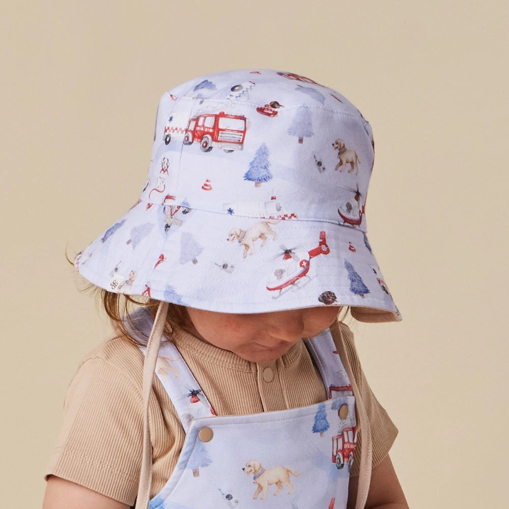 To The Rescue Reversible Cotton Bucket Hat