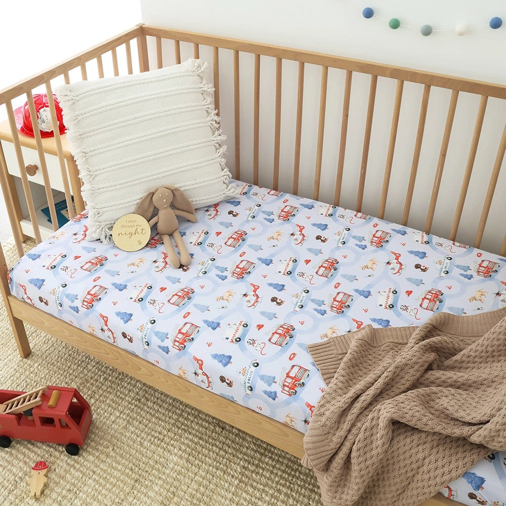 To The Rescue Organic Fitted Cot Sheet