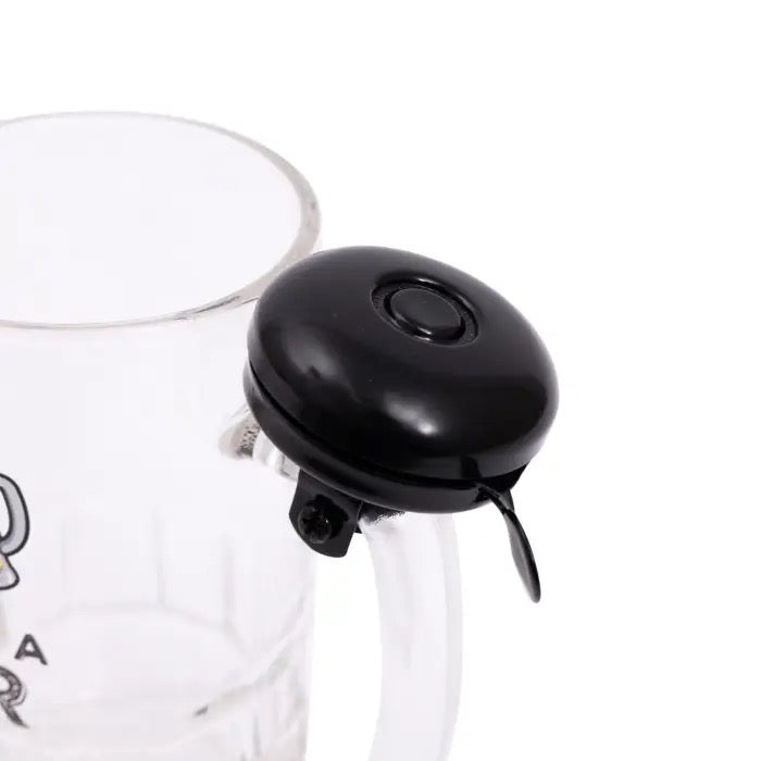 'Ring for a Beer' Glass With Bell