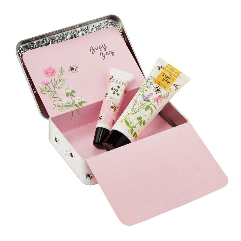 Heathcote & Ivory - Busy Bees Hand Cream & Lip Balm in Tin