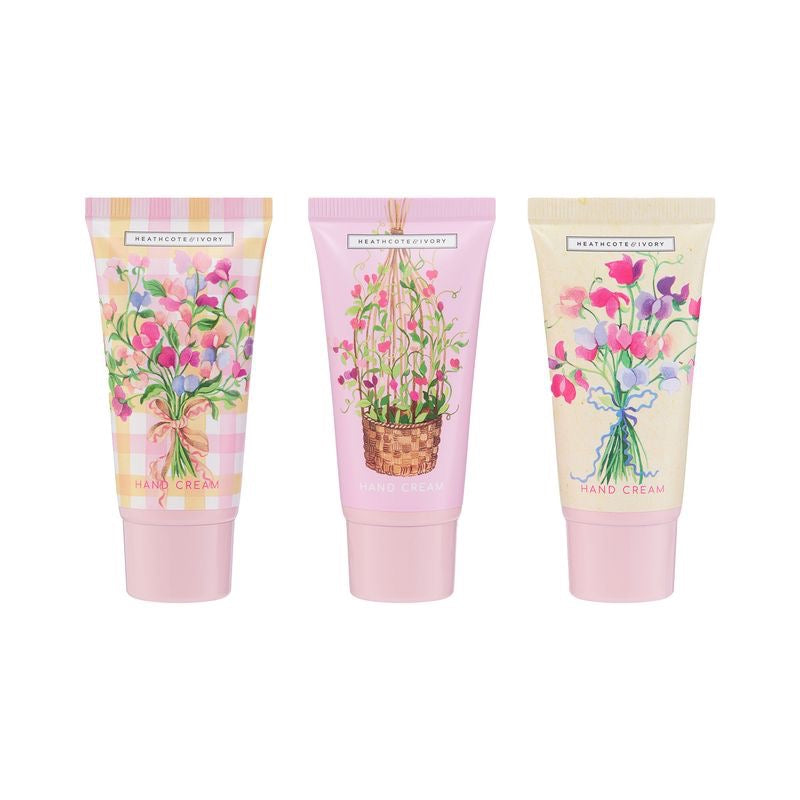 Heathcote & Ivory - Sweet Pea Hand Cream Trio