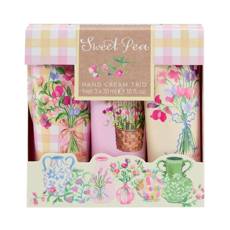 Heathcote & Ivory - Sweet Pea Hand Cream Trio