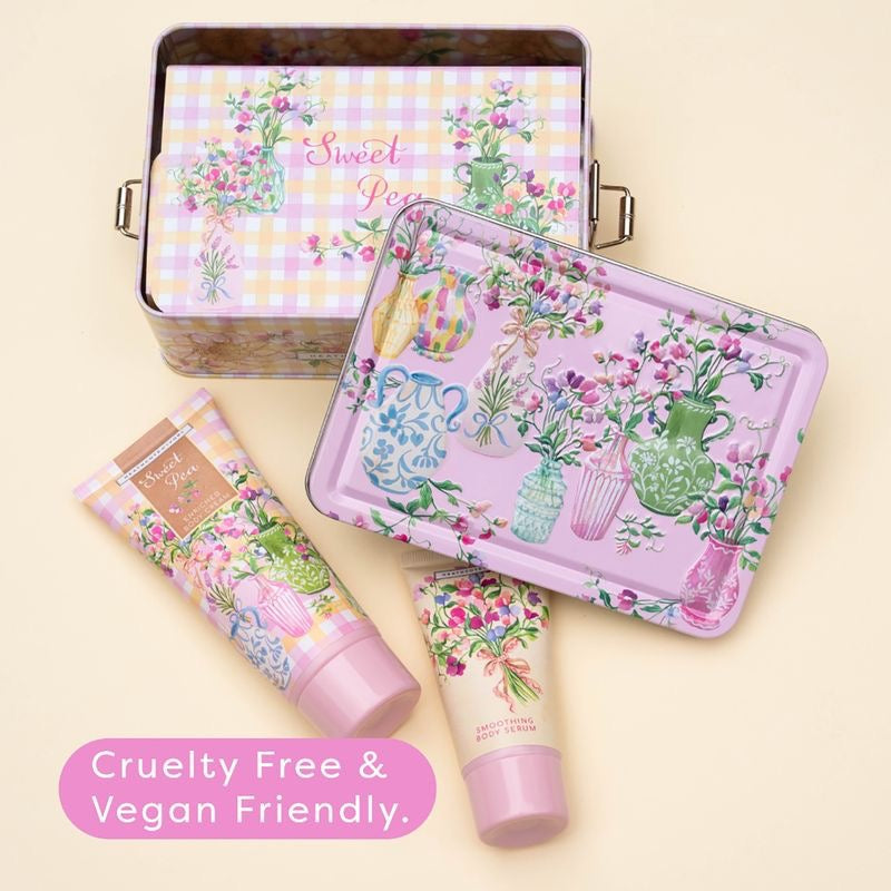 Heathcote & Ivory - Sweet Pea Radiant Skin Essentials Tin