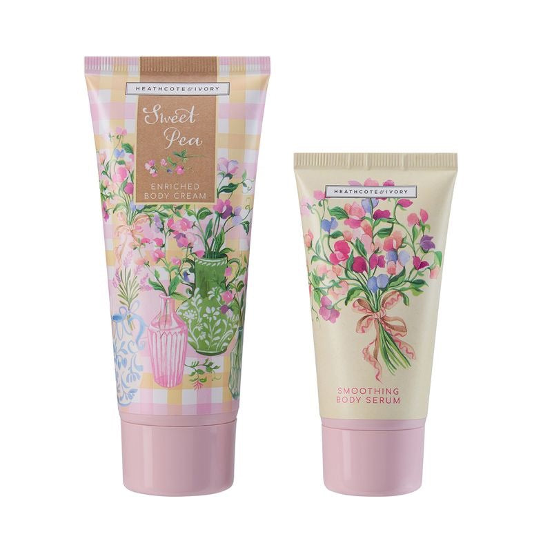 Heathcote & Ivory - Sweet Pea Radiant Skin Essentials Tin