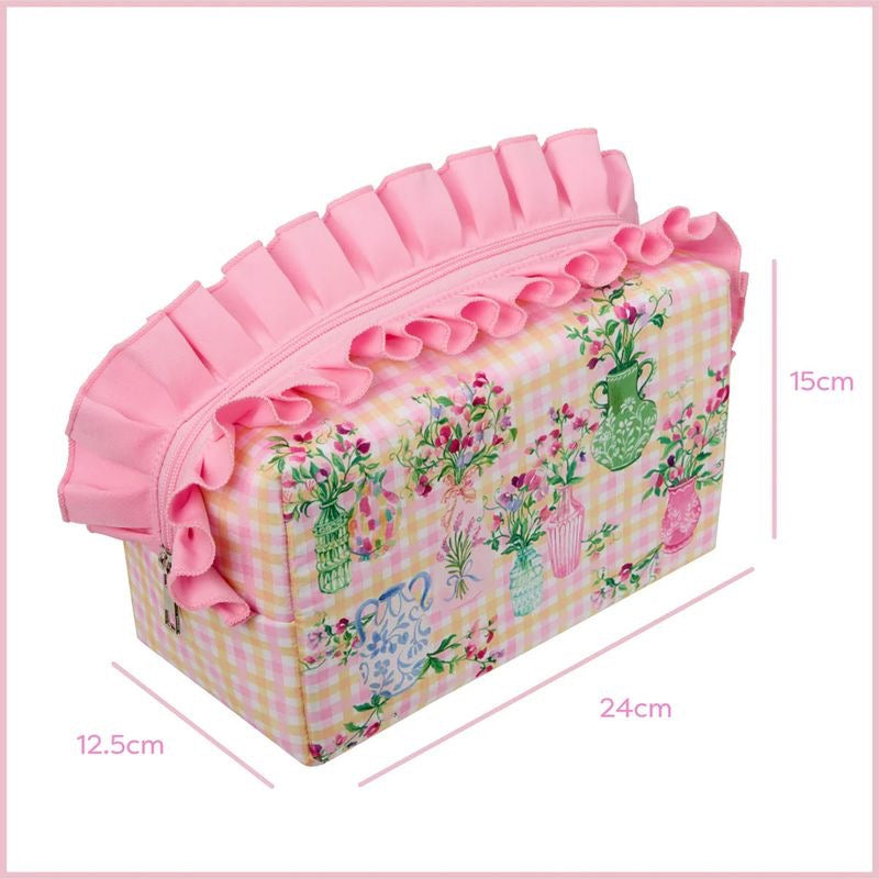 Heathcote & Ivory - Sweet Pea Ruffle Wash Bag