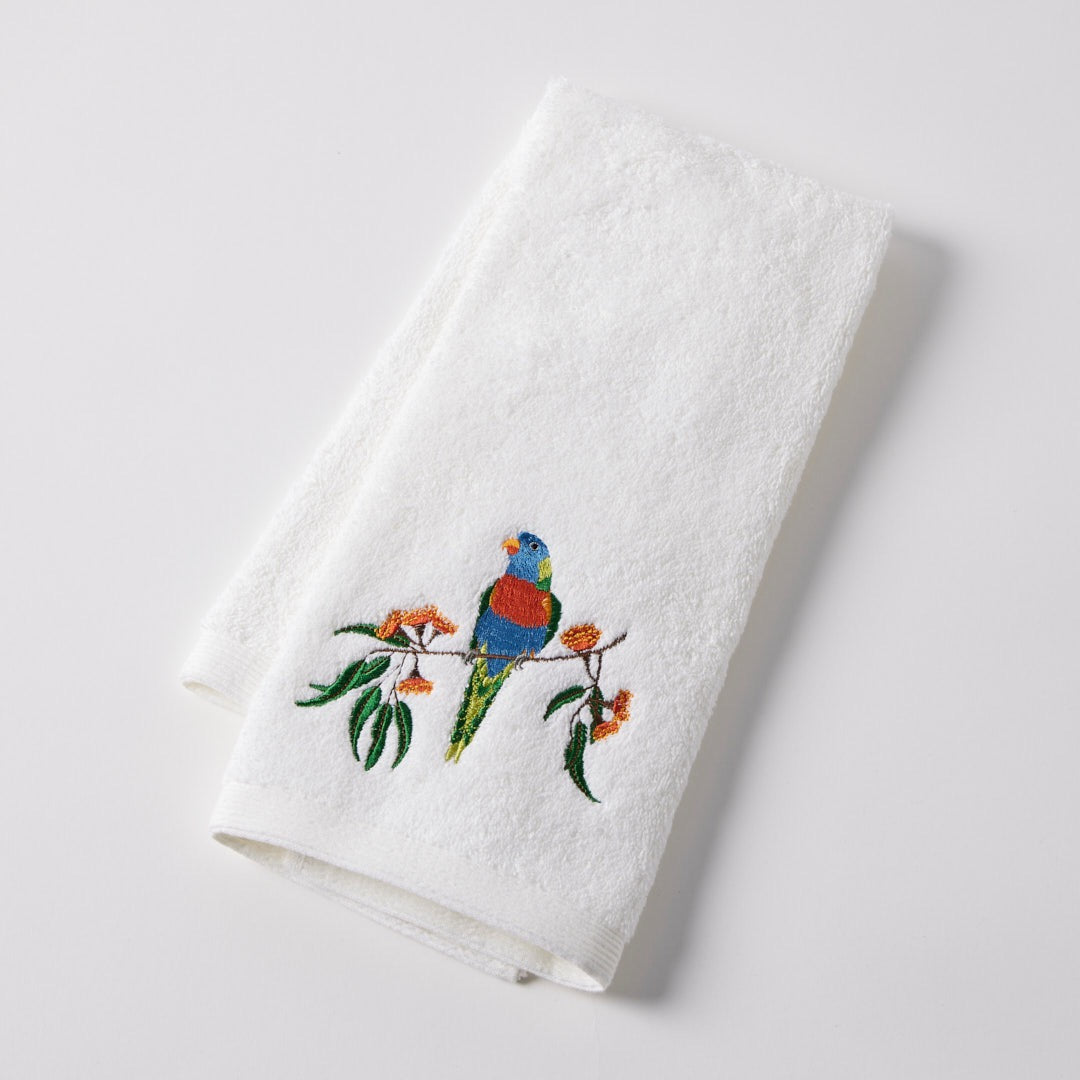 Rainbow Lorikeet Hand Towel