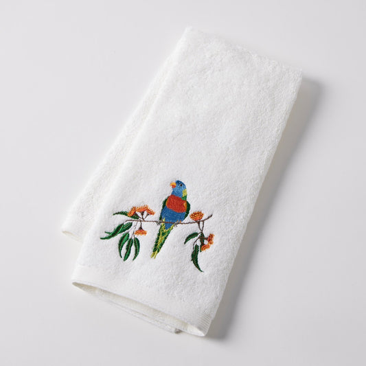 Rainbow Lorikeet Hand Towel