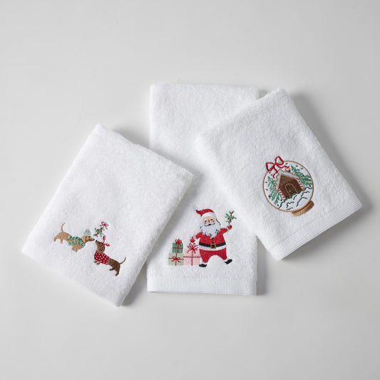 Pop & Cheer Christmas Hand Towel