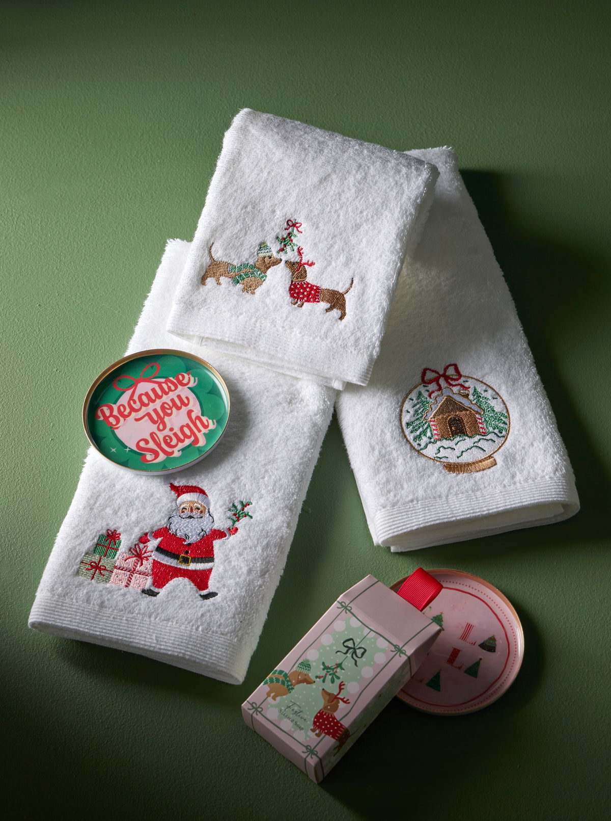 Pop & Cheer Christmas Hand Towel