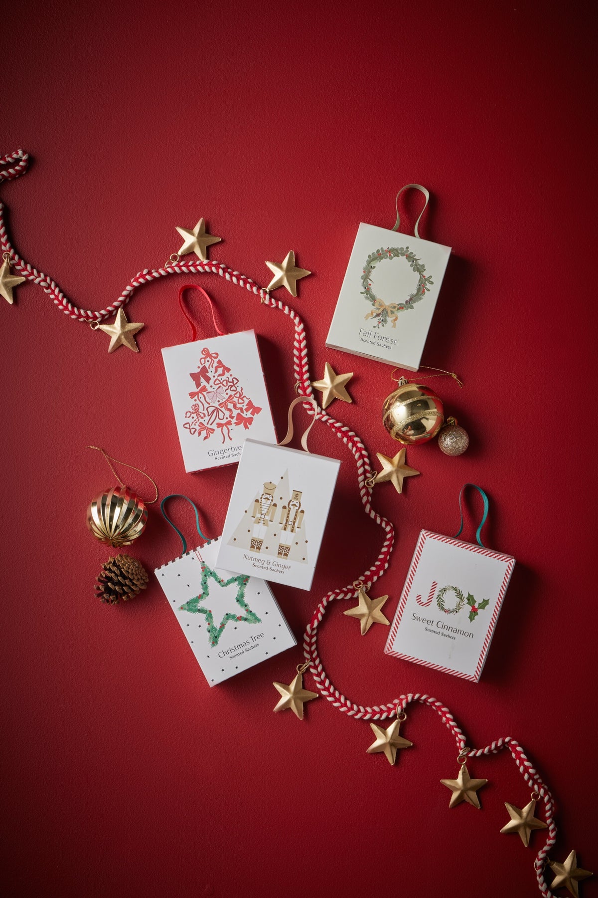 Jolly Scented Mini Sachets Set of 4 – Christmas Tree