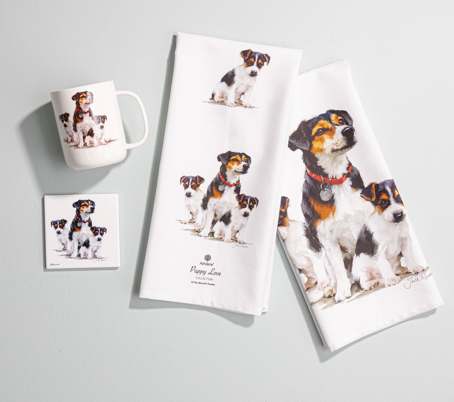 Puppy Love - Jack Russell Kitchen Towel (2PK)