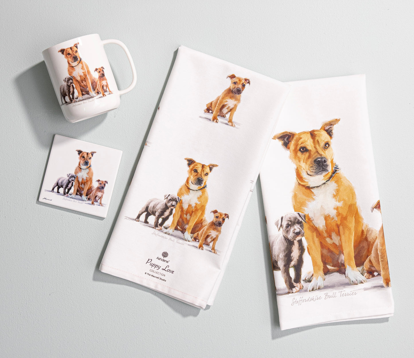 Puppy Love - Staffy Kitchen Towel (2PK)