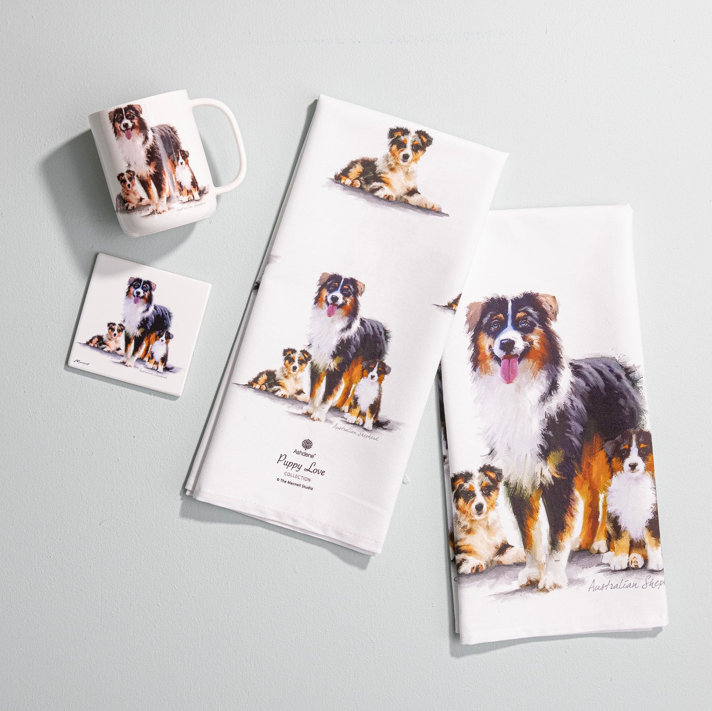 Puppy Love - Australian Shepherd Kitchen Towel (2PK)