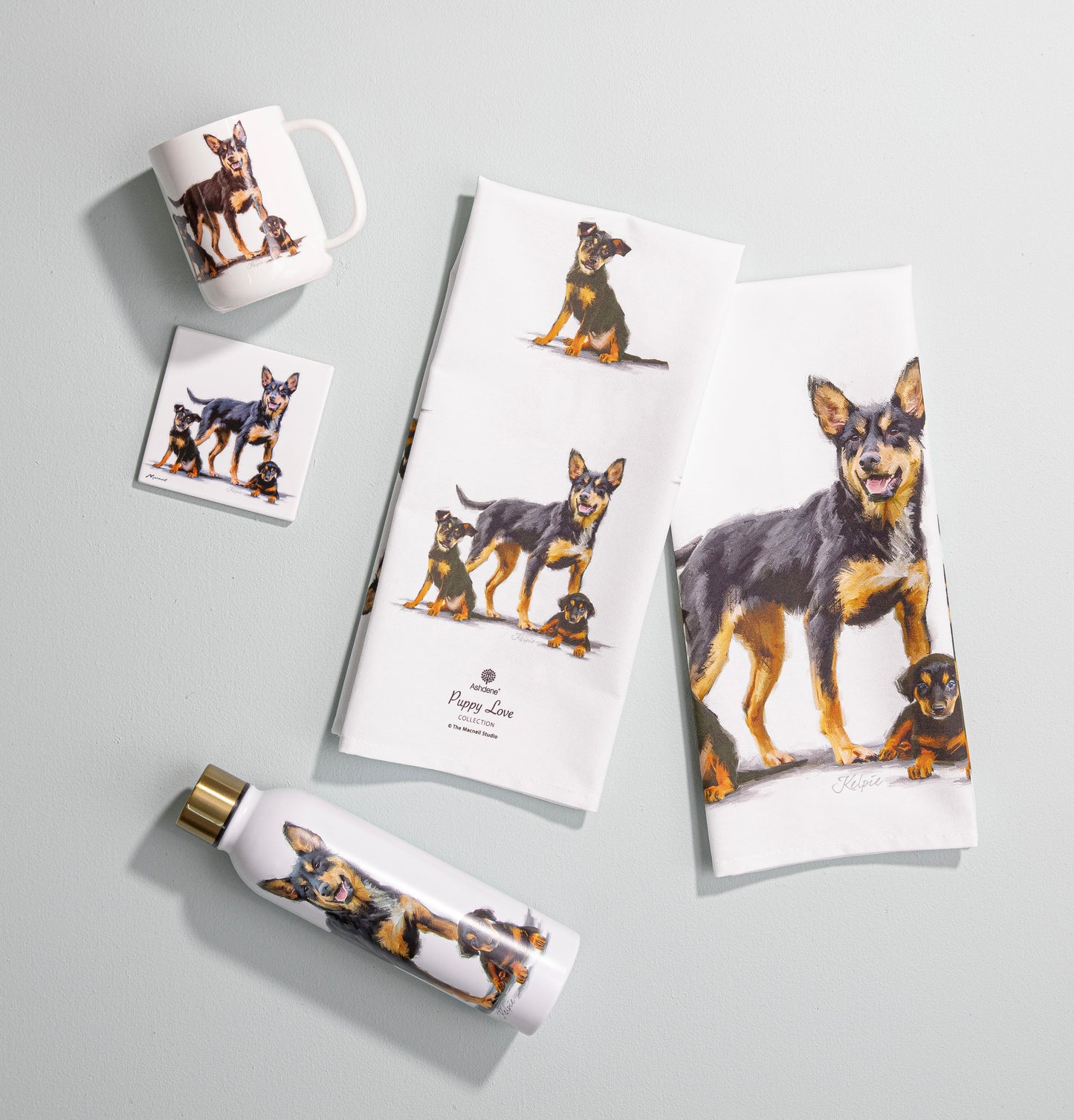 Puppy Love - Kelpie Drink Bottle