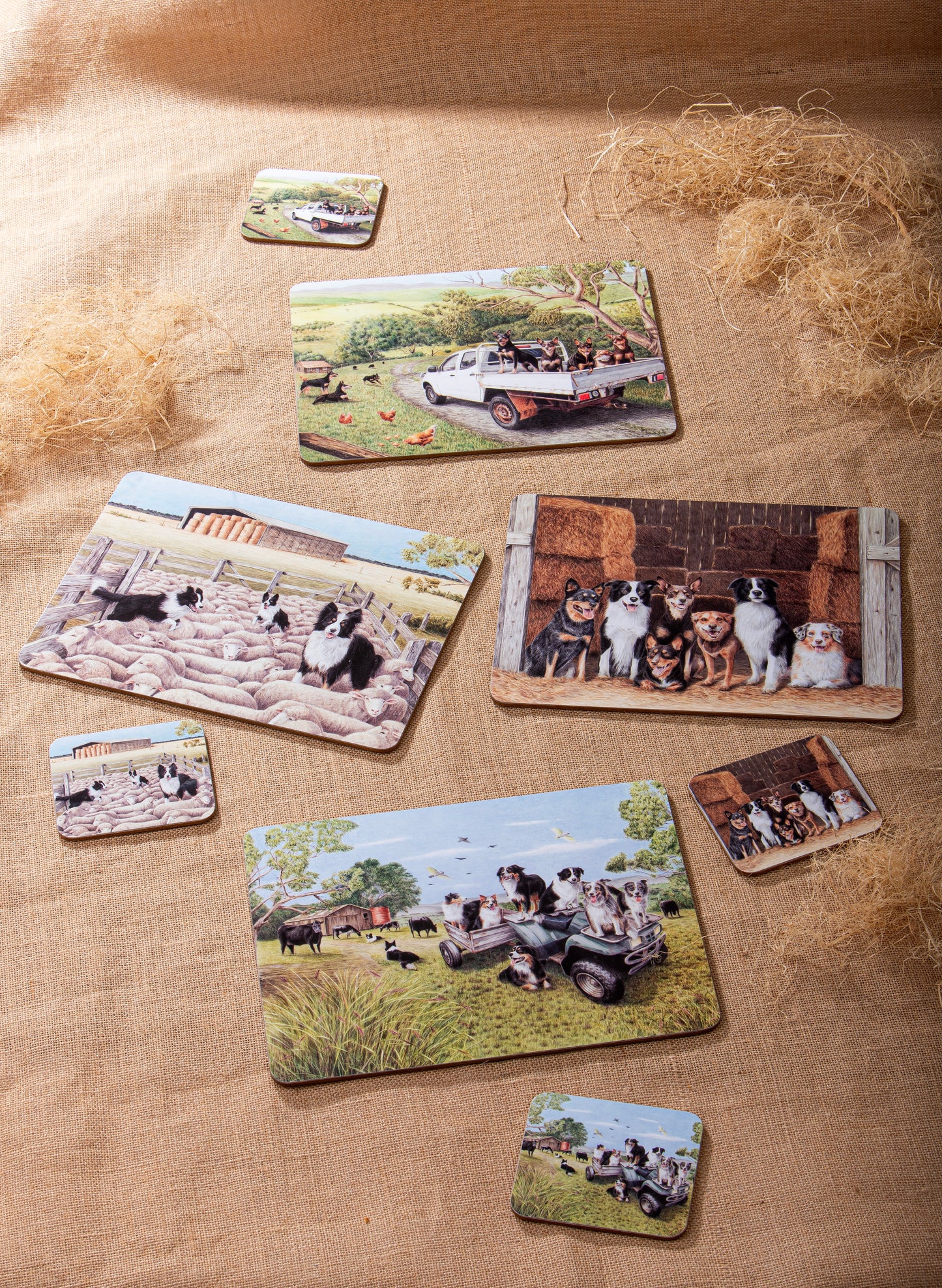 Working Dogs - Placemat 6PK