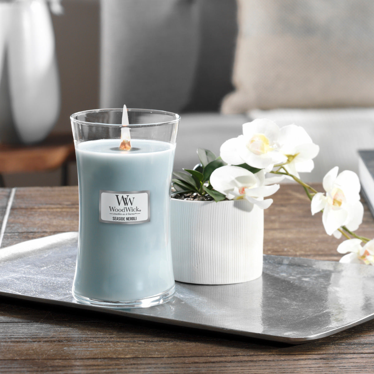 WoodWick Large Candle - Seaside Neroli