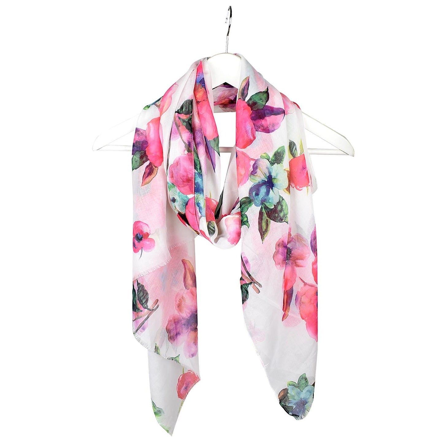 Rose Flower Painting Scarf