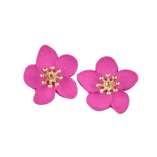 Rose Flower Petals Earrings