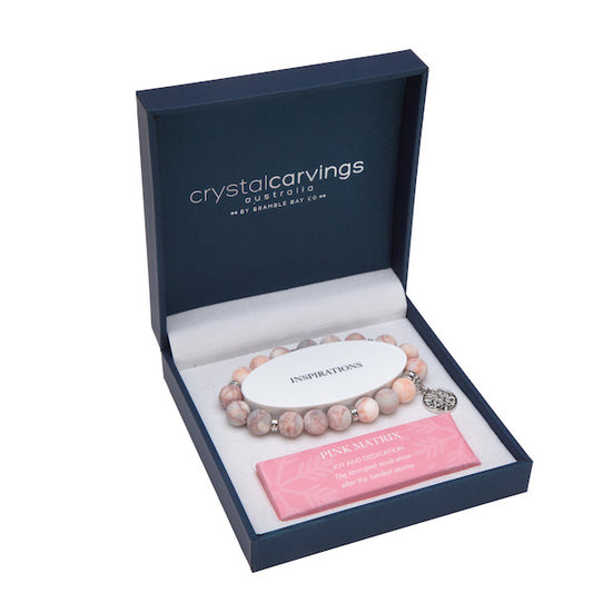 Tree of Life Bracelet - Pink Matrix