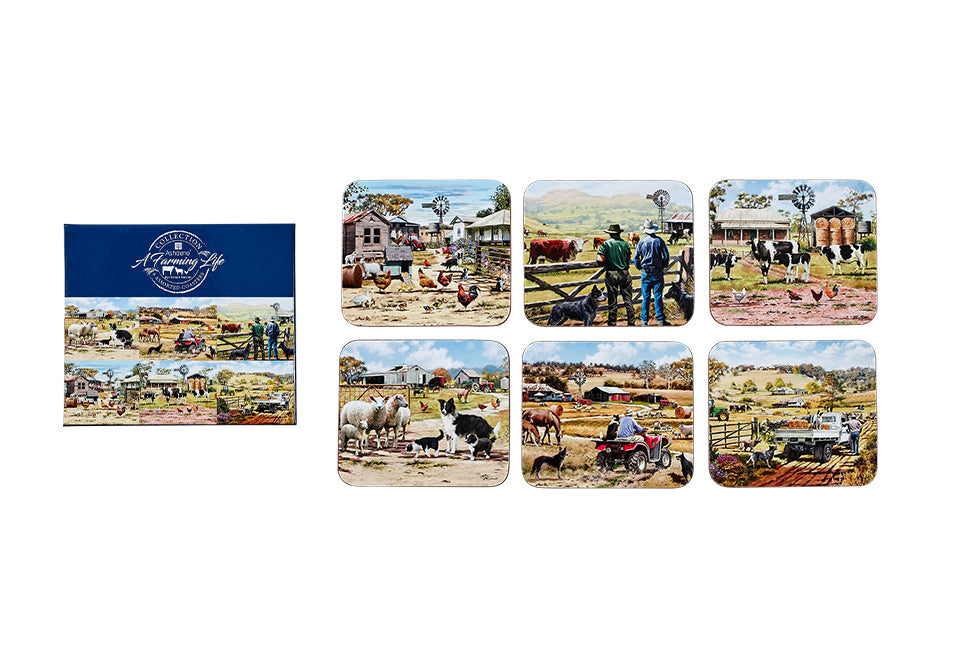 A Farming Life - Coaster 6PK