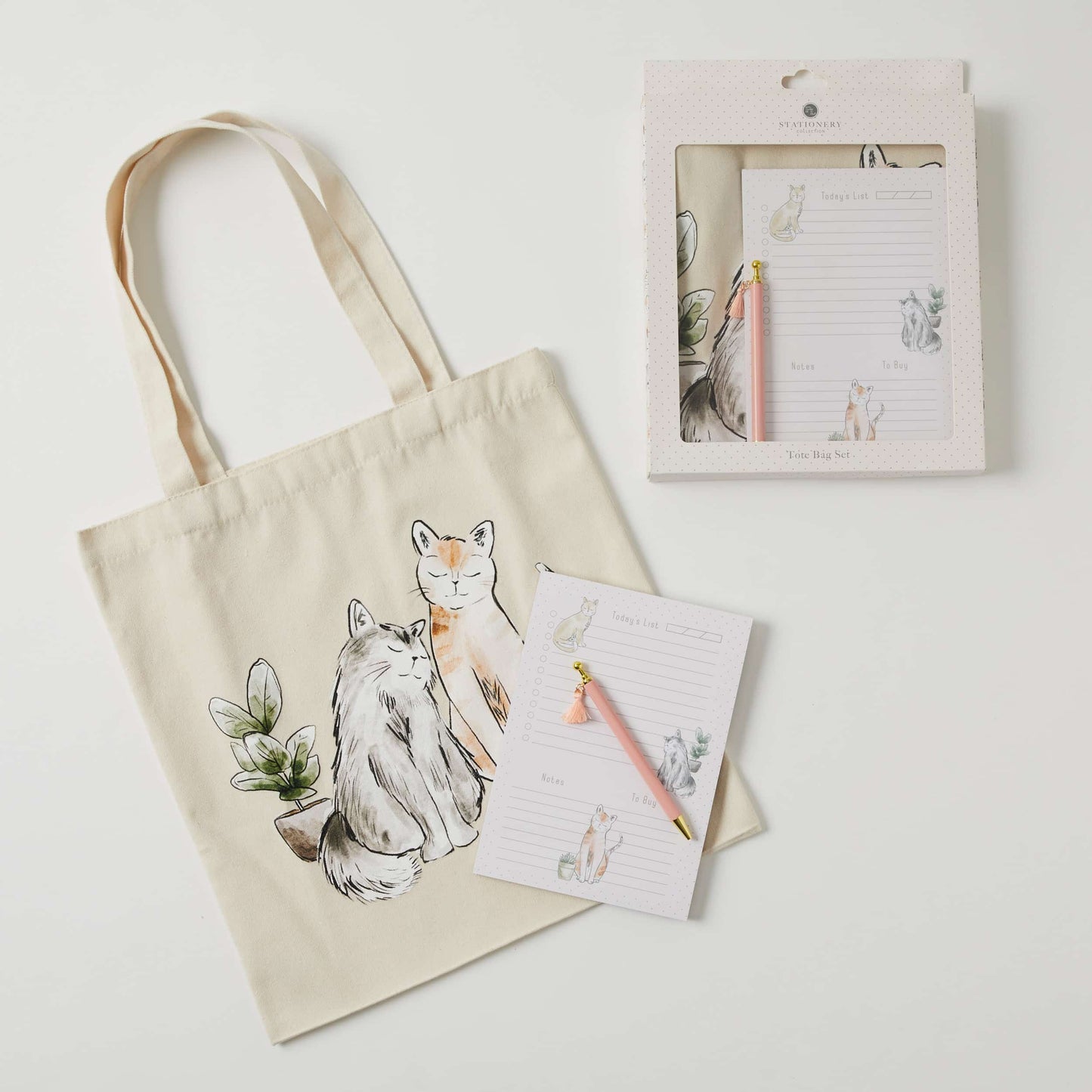 Purrfect Tote Bag Gift Set