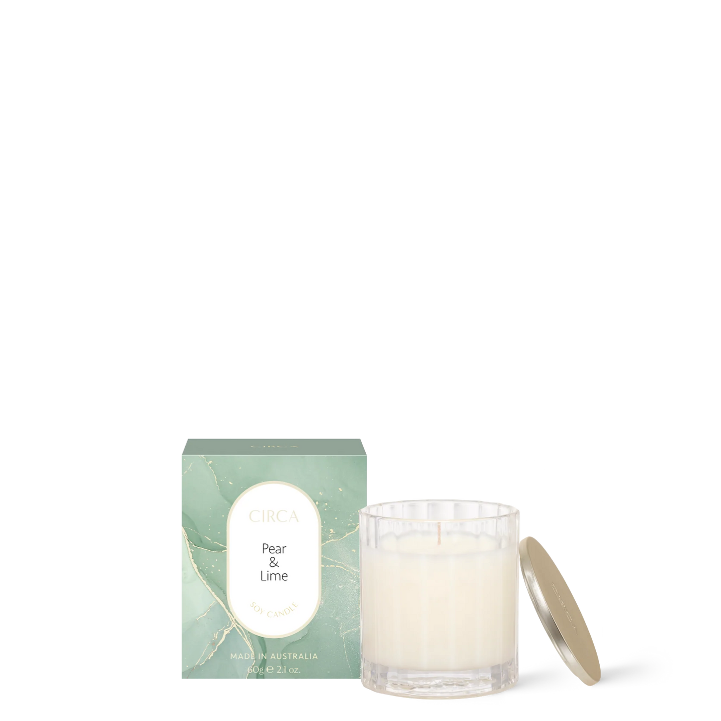 CIRCA Soy Candle 60g - Pear & Lime