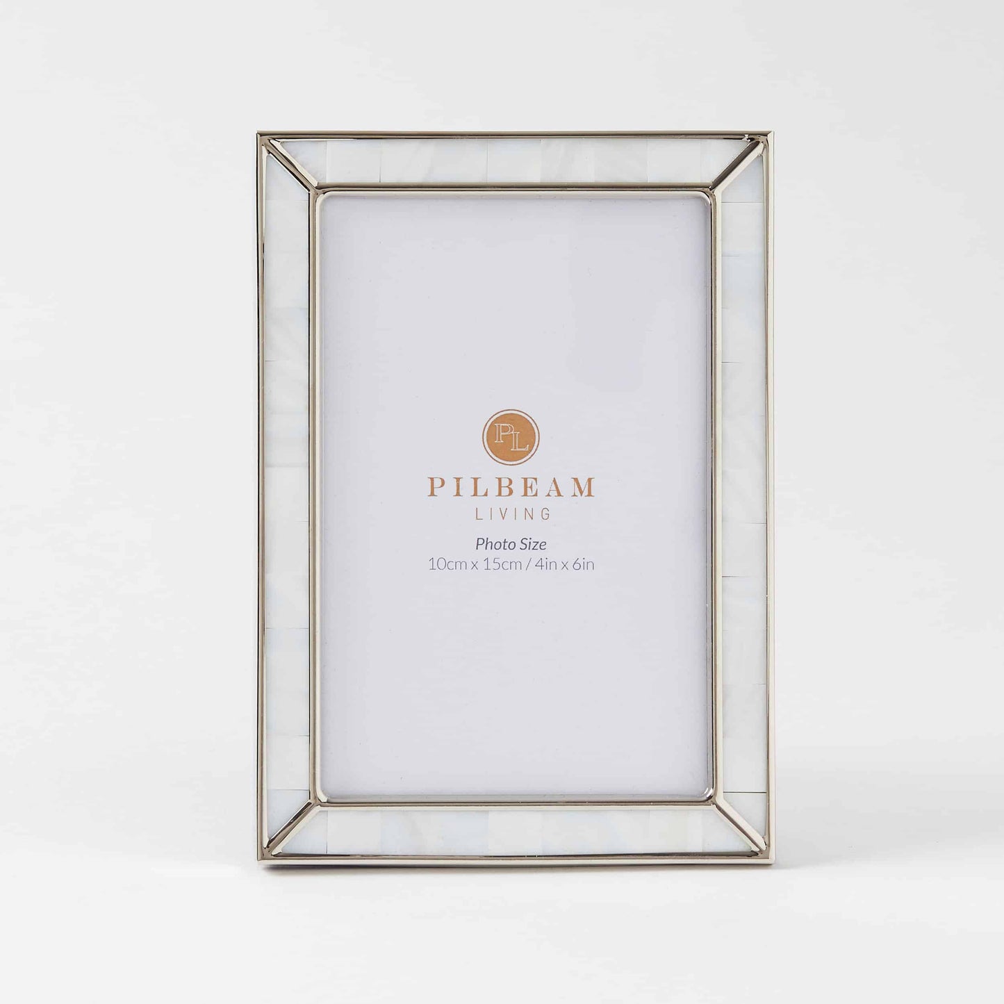 Perla Silver 4 x 6" Photo Frame