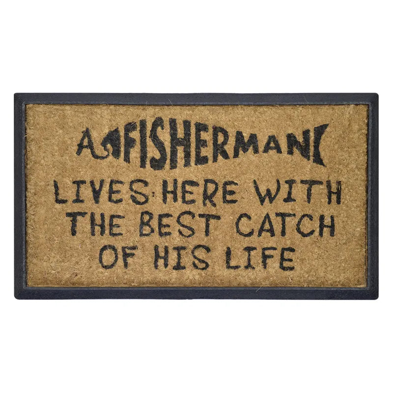 Catch Of His Life Doormat