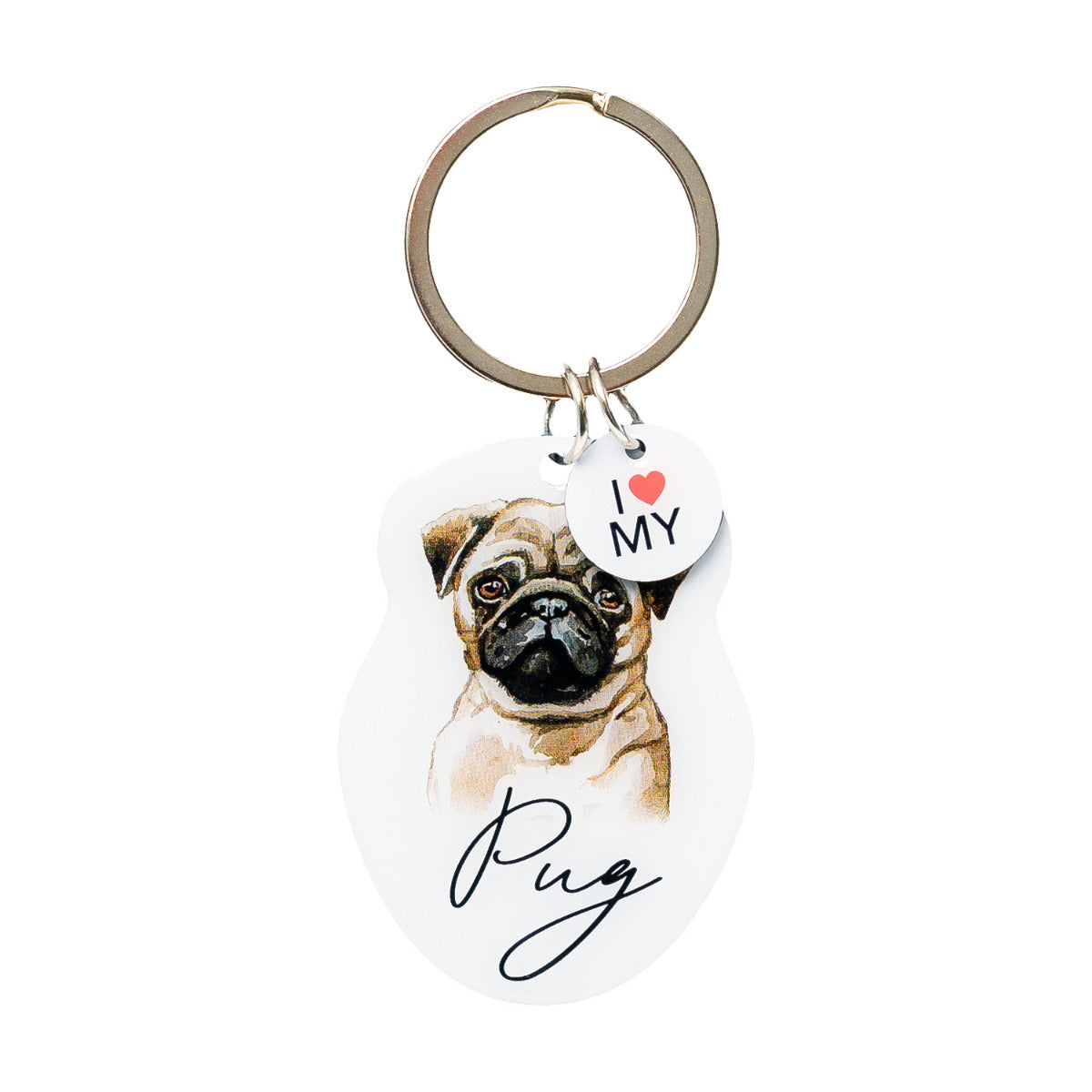 Pet Keyring - Pug