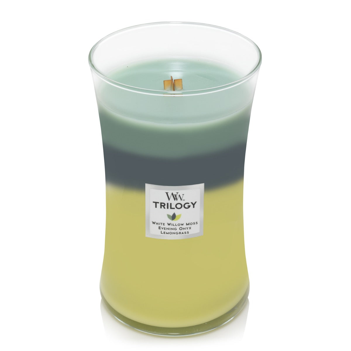 WoodWick Large Trilogy Candle - Woodland Shade