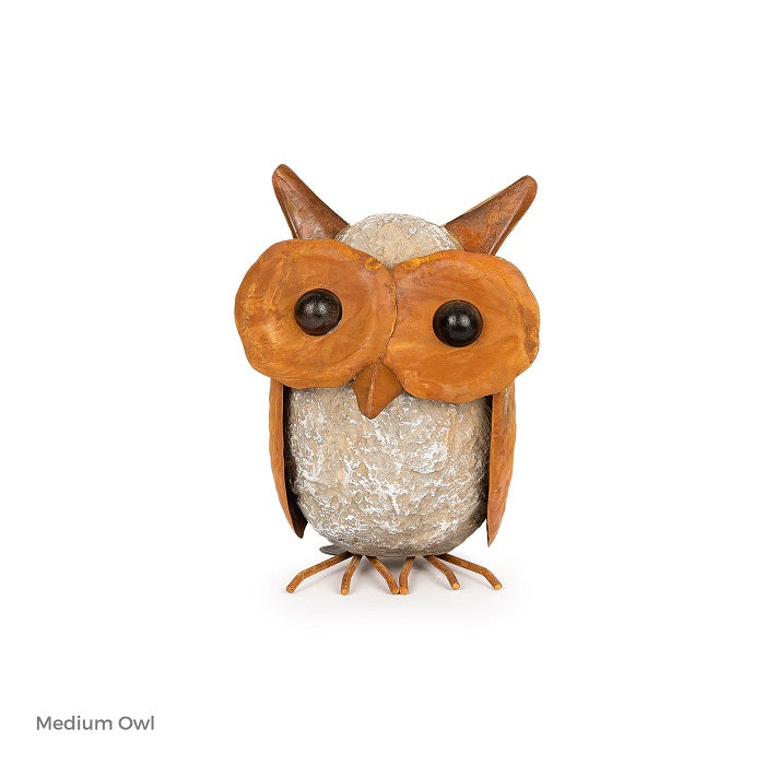 Rust & Resin Owl (Medium)
