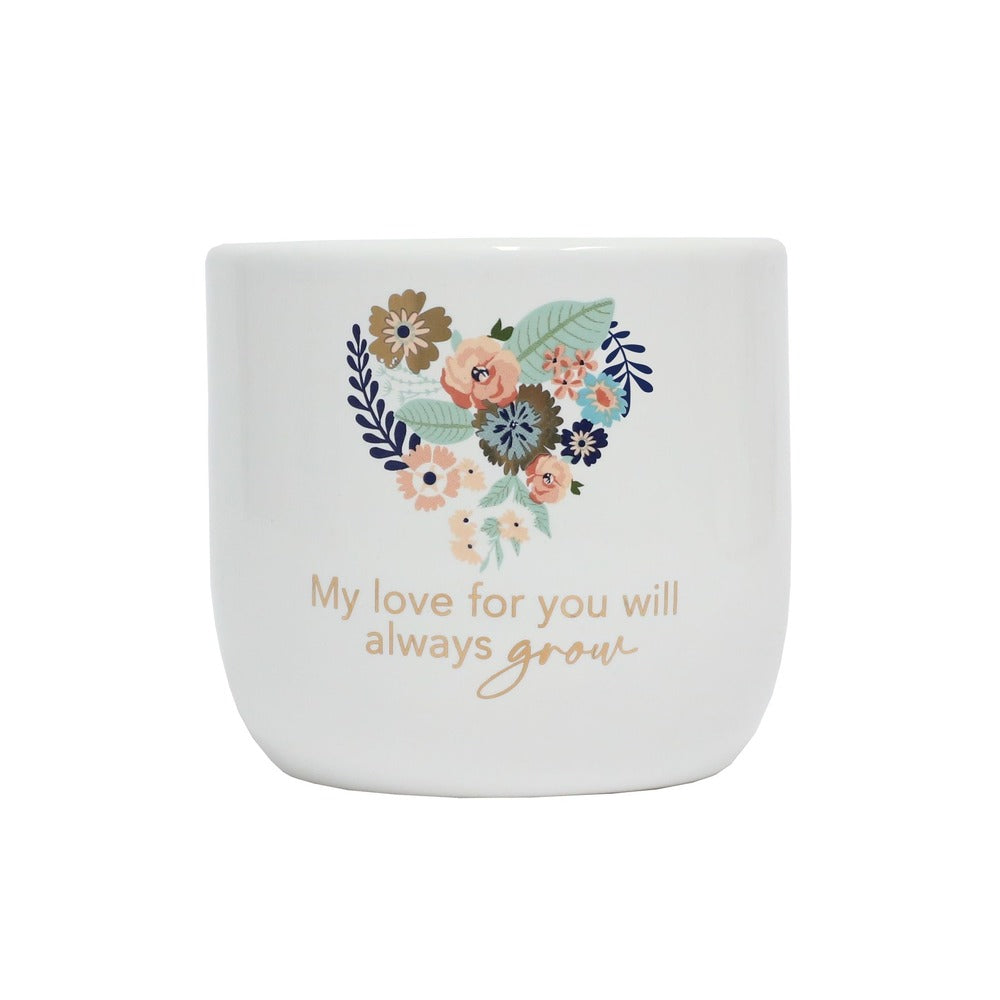 My Love For You Floral Planter