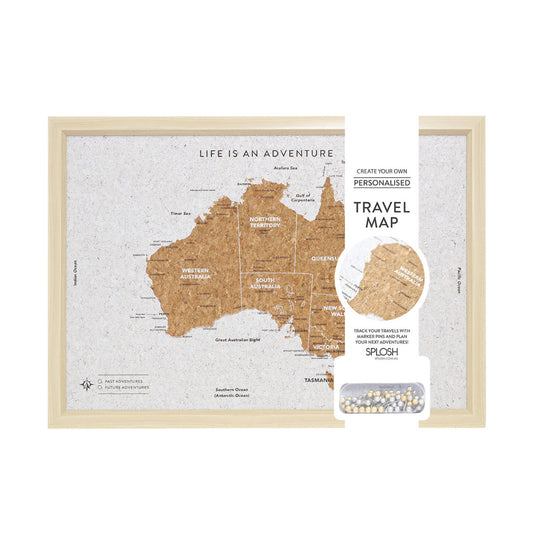 Small Travel Board - Australia Map