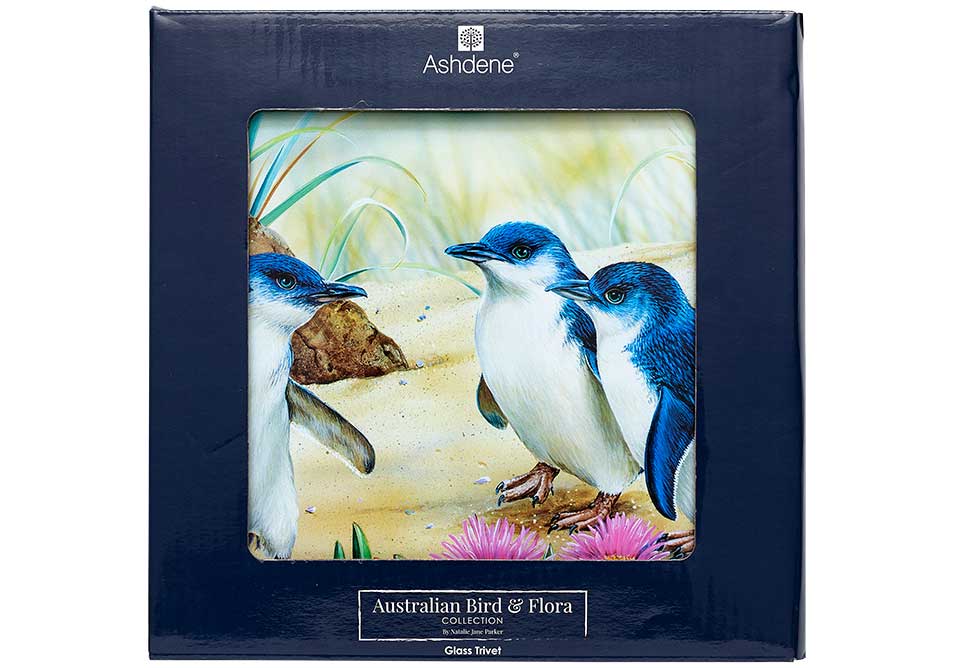 Aus Bird & Flora - Penguin Glass Trivet