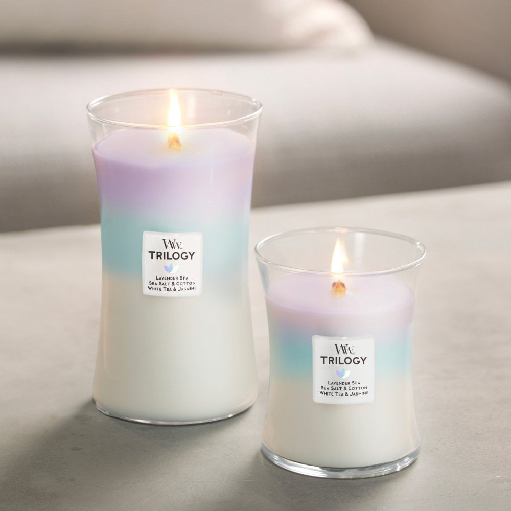 WoodWick Large Trilogy Candle - Calming Retreat