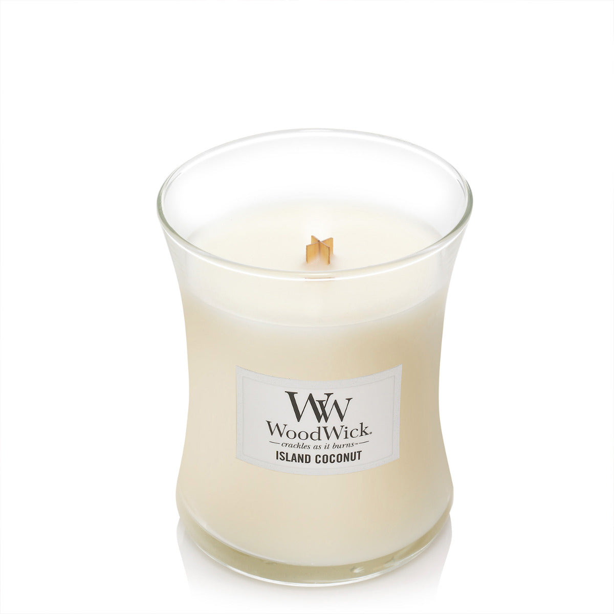 WoodWick Medium Candle - Island Coconut